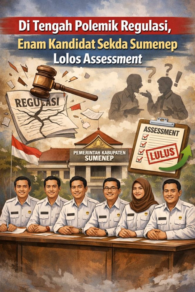 
 Di Tengah Sorotan Regulasi, Enam Kandidat Sekda Sumenep Dinyatakan Lolos Asesmen