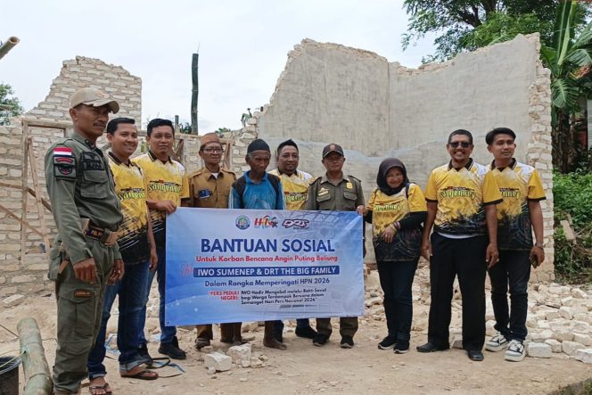 
 IWO Sumenep Rayakan HPN 2026 dengan Aksi Sosial untuk Korban Puting Beliung