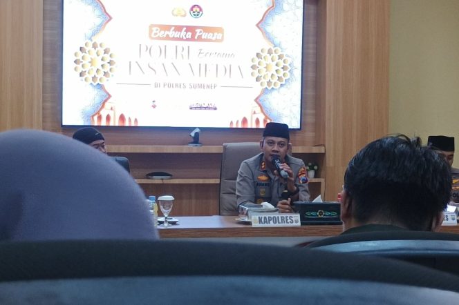 
 Kapolres Sumenep Buka Bersama Dengan Insan Pers