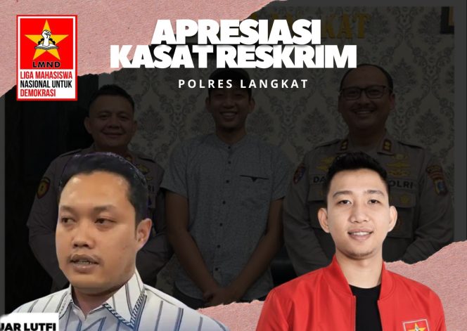 
 EK LMND Langkat–Binjai Apresiasi Kinerja Kasat Reskrim Polres Langkat dalam Pengungkapan Kasus