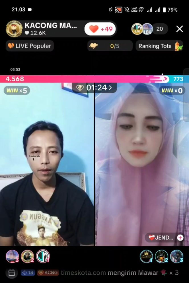 
 KACONG MADURA Saat PK TikTok.PK Karena Dapat Tantangan