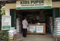 Foto ilustrasi kios pupuk