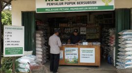 Foto ilustrasi kios pupuk