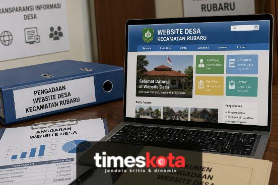 Foto ilustrasi pengadaan website desa se kecamatan rubaru @timeskota.com