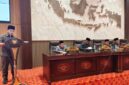 M. Mirza Khomaini Hamid menyampaikan laporan Banggar DPRD Sumenep dalam rapat paripurna pembahasan P-APBD 2026.
