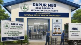 Ilustrasi/animasi. Foto ini hanya sebagai gambaran visual Dapur MBG Desa Pordepor, Kecamatan Guluk-Guluk, yang berada di bawah naungan Yayasan Darul Arqom Batugerbuy, dan bukan merupakan foto kondisi atau lokasi sebenarnya.