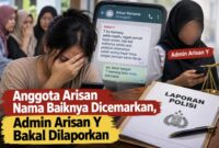 Foto ilustrasi: Anggota arisan dan admin Y.