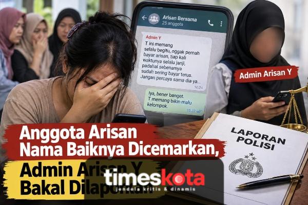 Foto ilustrasi: Anggota arisan dan admin Y.